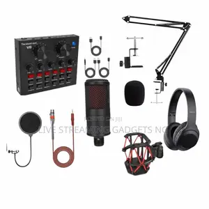 V8 Soundcard+ Ds180 Mic Set Bundle