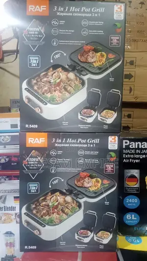 FAT 3in 1 Hot Pot Grill Pan