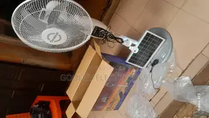 Duravolt Solar Rechargeable Fan With Bluetooth Player