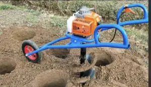 Wheel Earth Auger