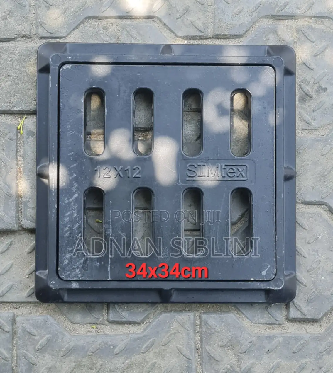 Gully Grating Set 34x34cm
