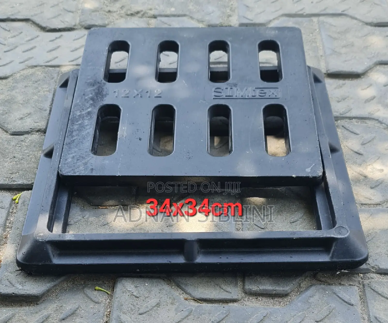 Gully Grating Set 34x34cm