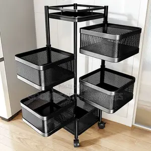 5 Layer Storage Fruit Rack / Storage Rack With Wheel