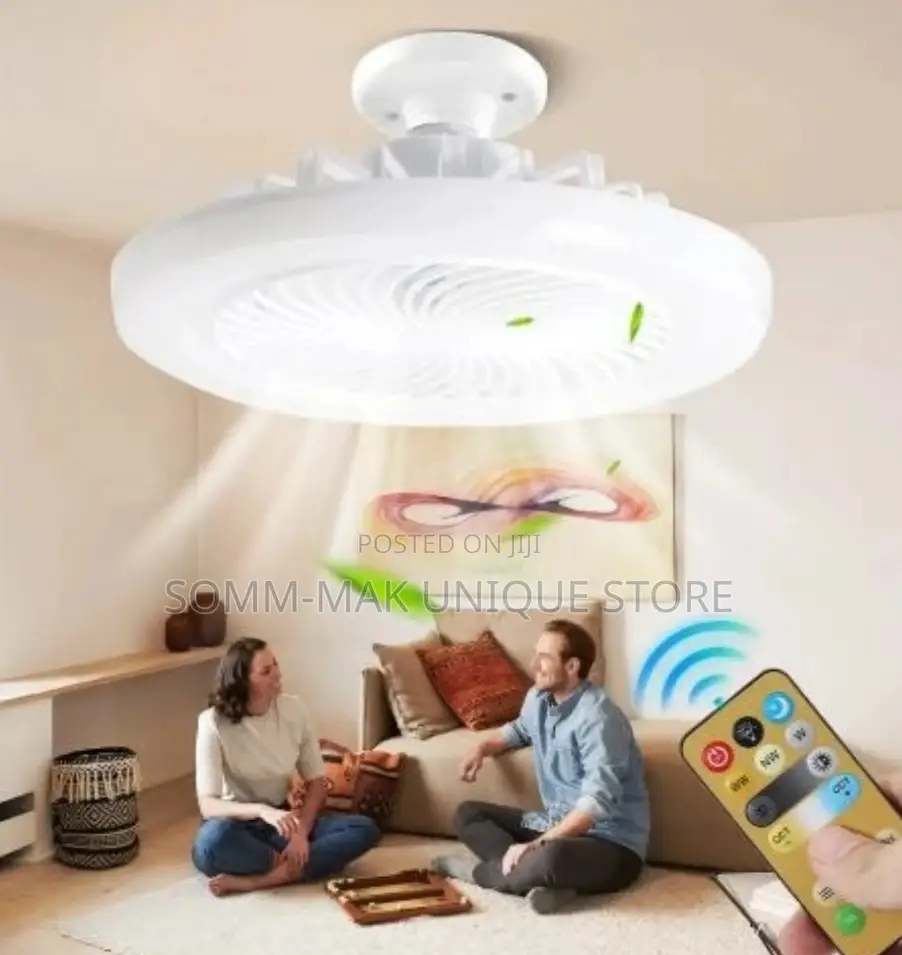 Mini Led Light Ceiling Fan With Remote Control