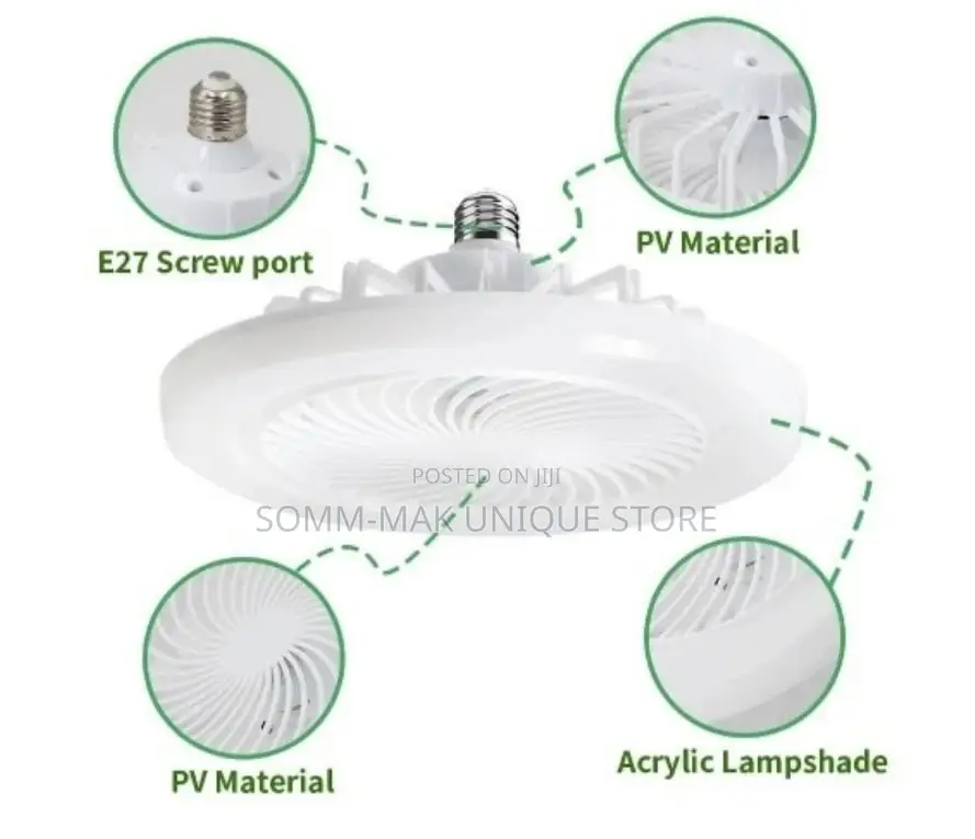 Mini Led Light Ceiling Fan With Remote Control