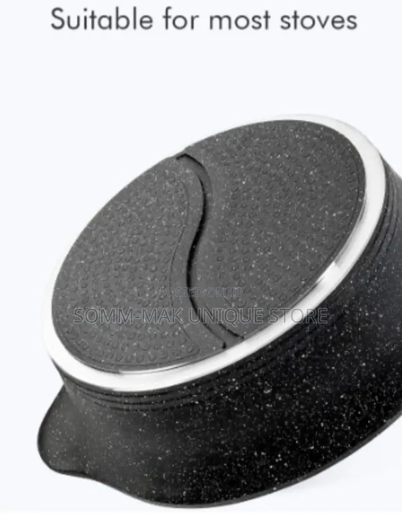 Dual Granite Non-Stick Coking Pot- 2 in 1