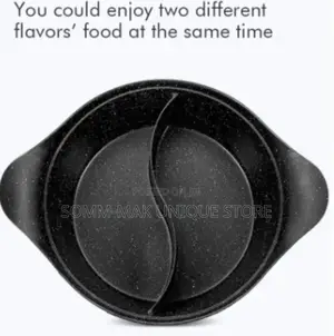 Dual Granite Non-Stick Coking Pot- 2 in 1