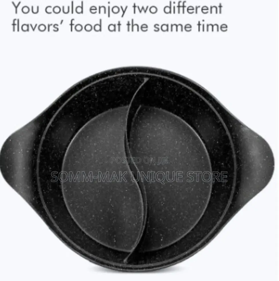 Dual Granite Non-Stick Coking Pot- 2 in 1