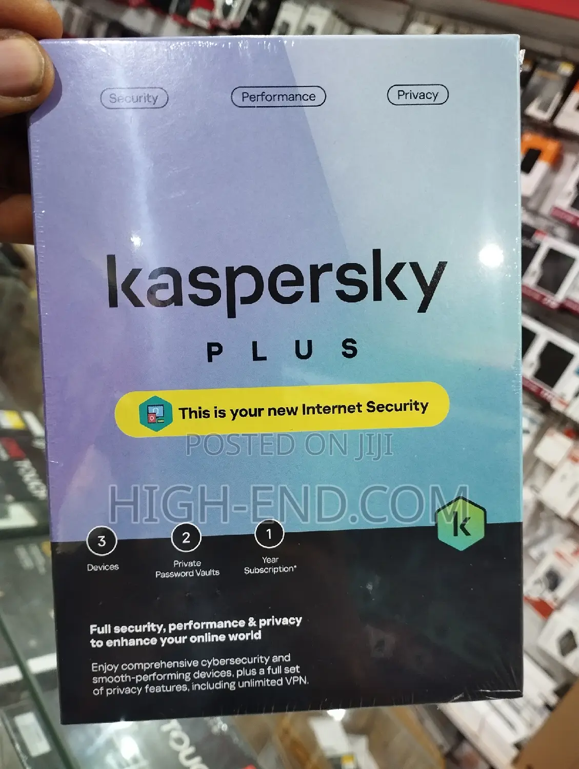Kaspersky Plus
Internet Security 3devices