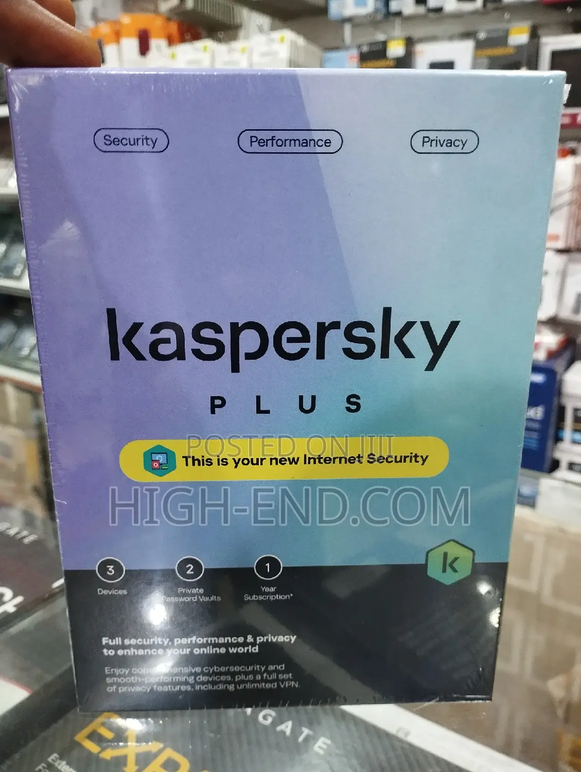 Kaspersky Plus
Internet Security 3devices