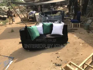 3seater Fabric Sofa Can Be in Colors of Your Choice