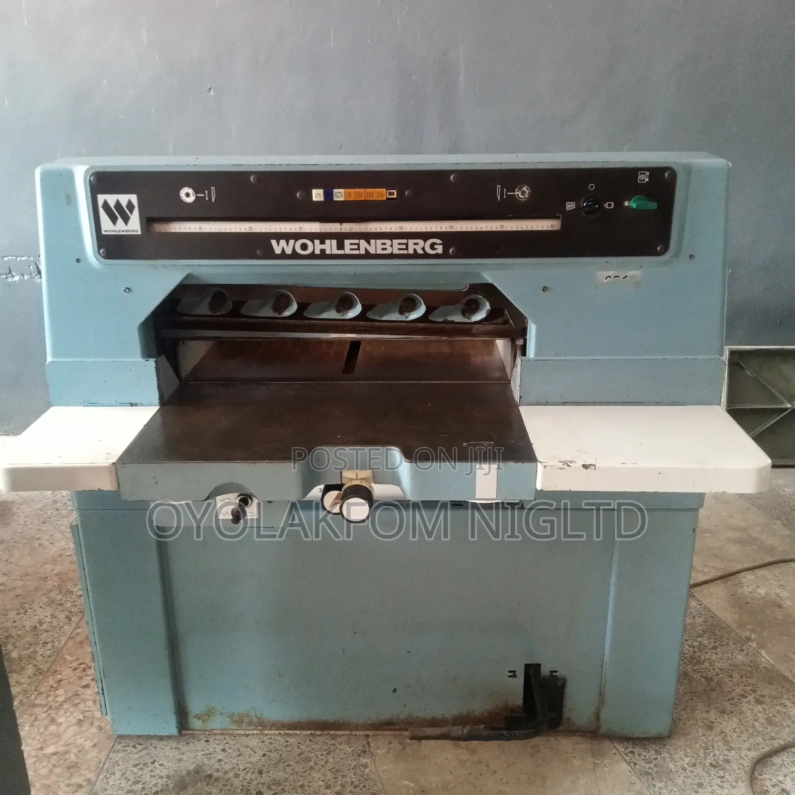 Wohlenberg Cutting Machine Size 30