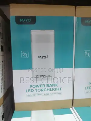 20,000mah Moyo Power Bank With LED Torchlight (Super Fast)