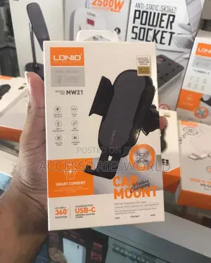 LDNIO MW21-1 Dashboard Car Mount 15W Wireless Charging