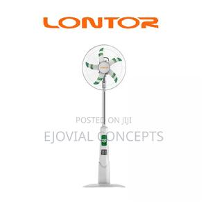 Lontor 16-Inch Rechargeable Standing Fan White CTL-CF034-16C