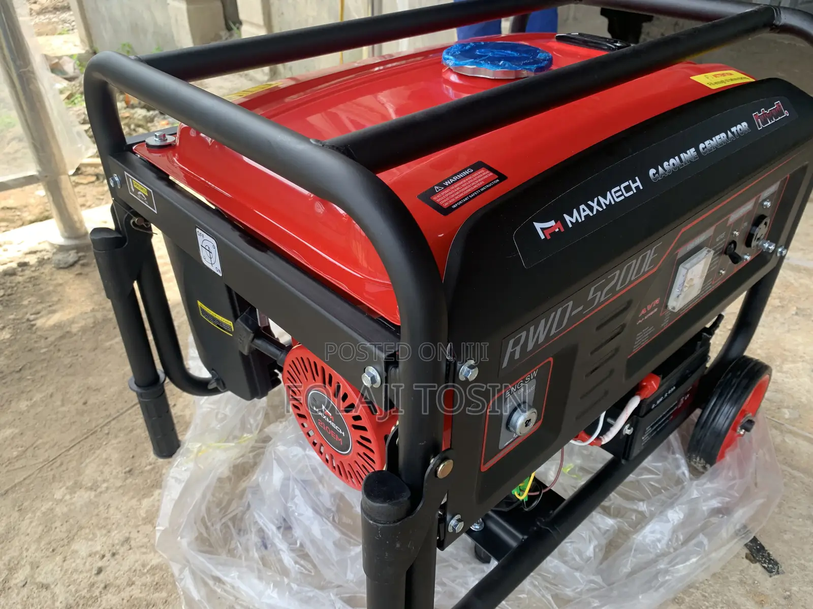 Maxmech Rwd5200 3.8kva Automatic Generator