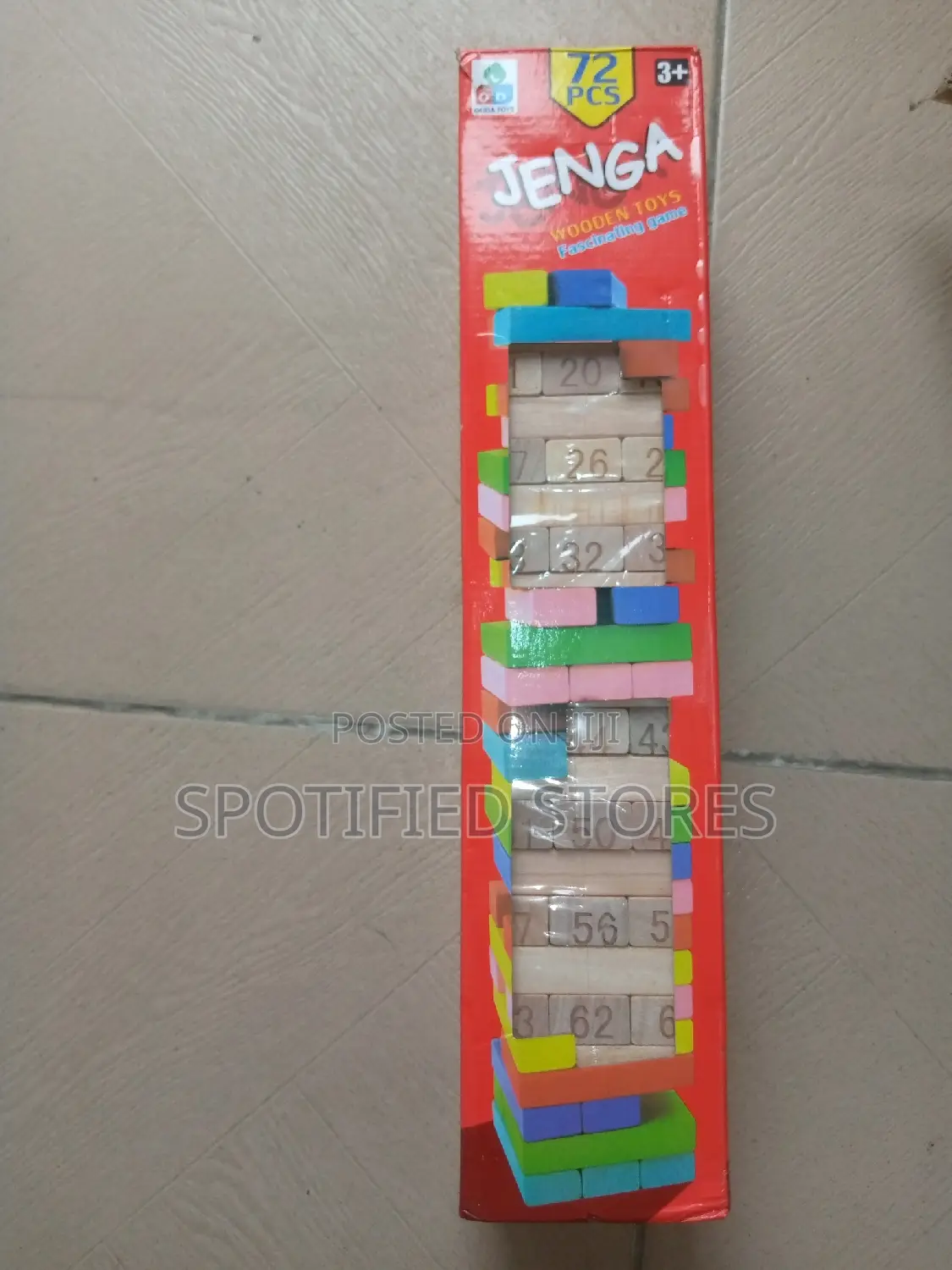 72pcs Jenga Game