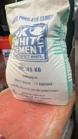 Photo - 25kg Jk Withe White Cement