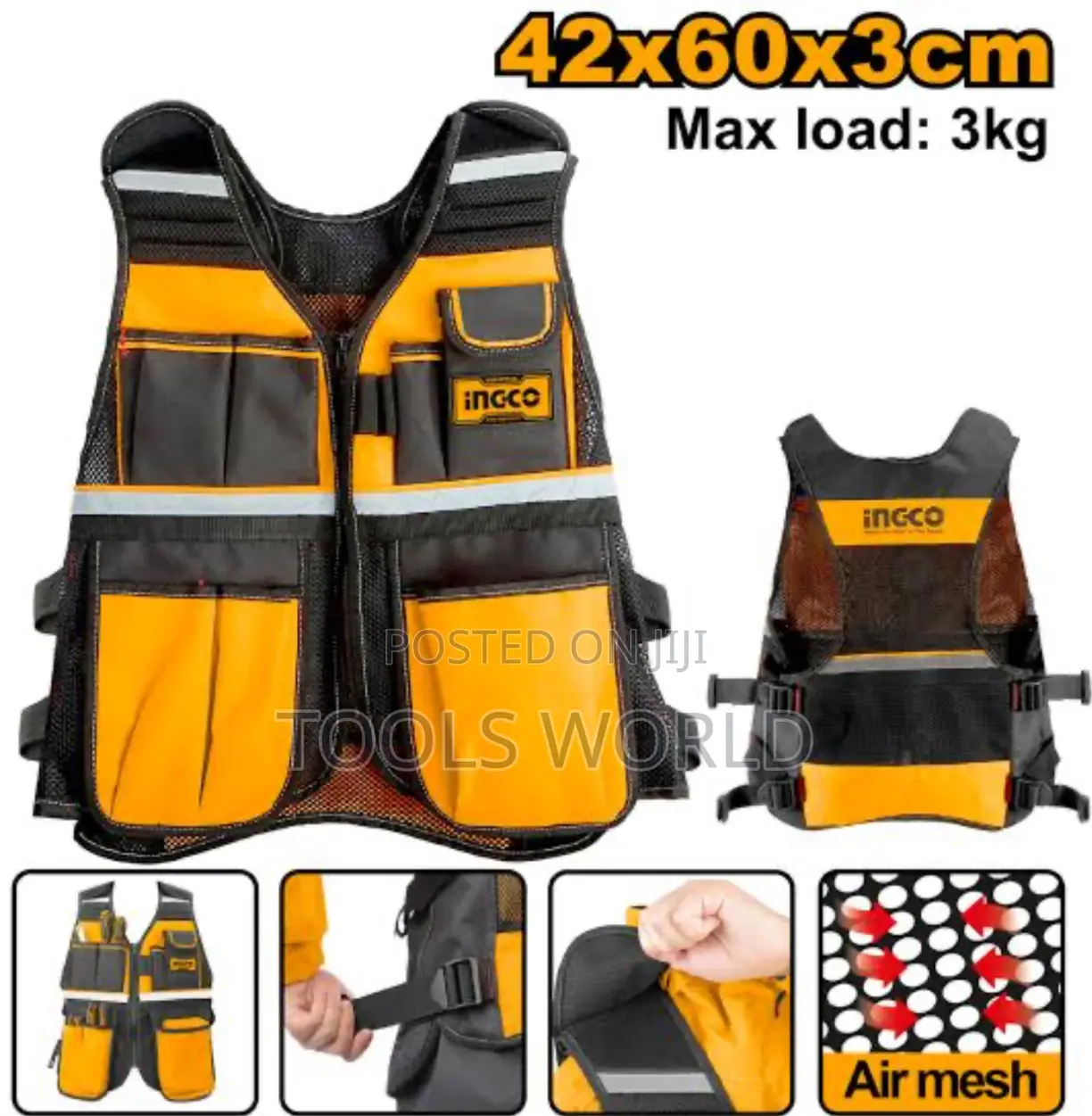 Tool Vest Ingco Htvt0901