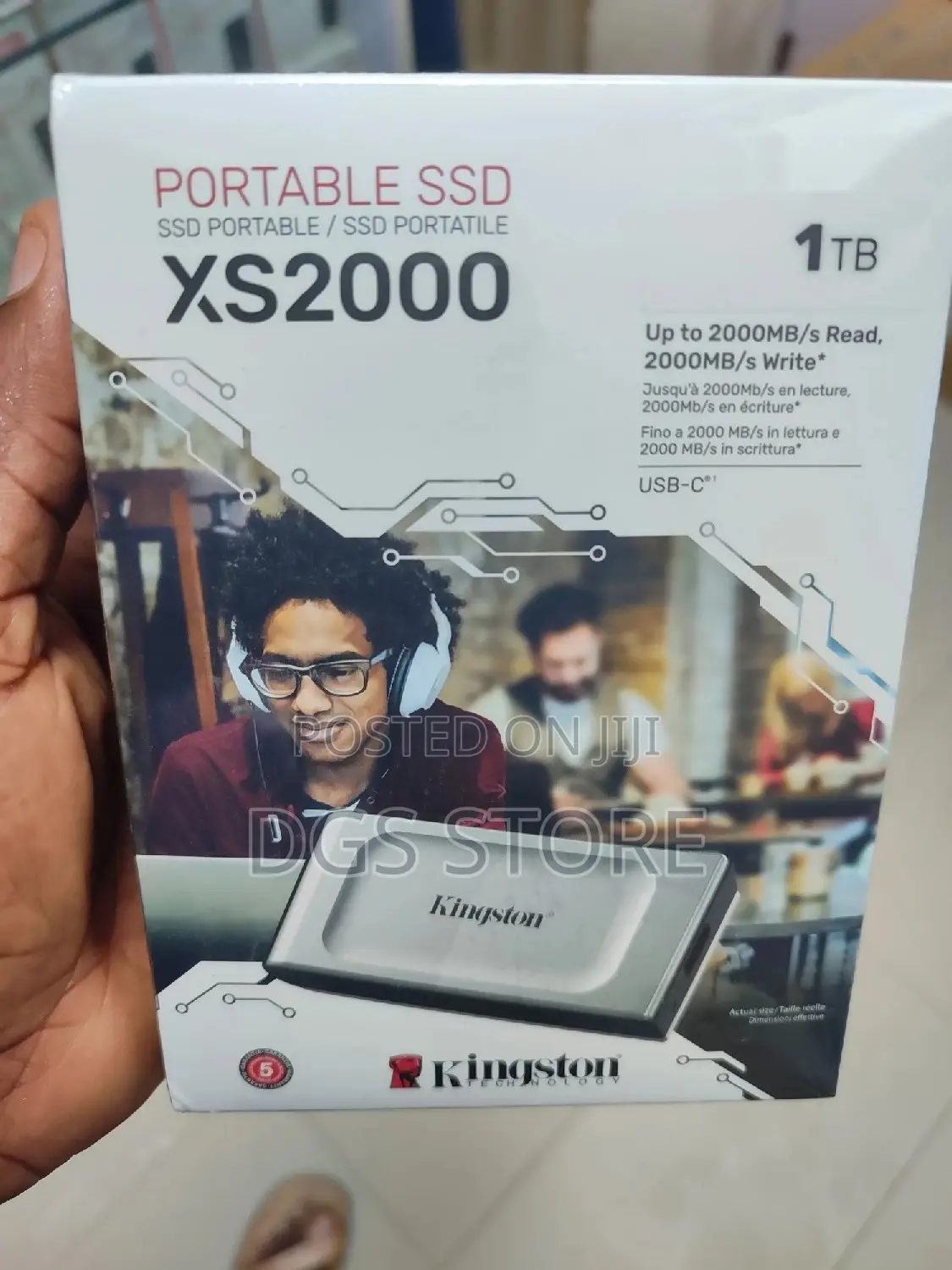 Kingston External SSD Hard Drive 1tb XS2000