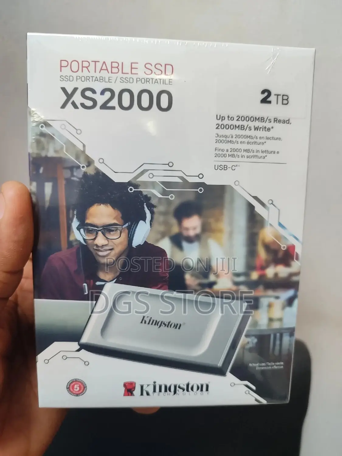 Kingston External SSD Hard Drive 2tb XS2000