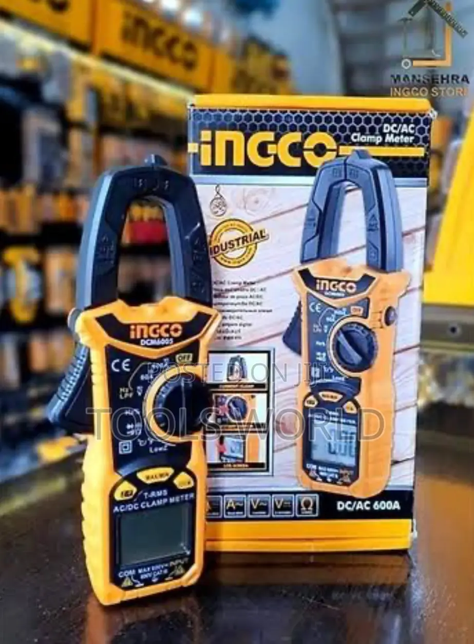 Ingco Dc/Ac Clamp Meter 600a