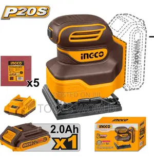 Ingco Cordless Sandpaper Polisher 20v Super Ingco
