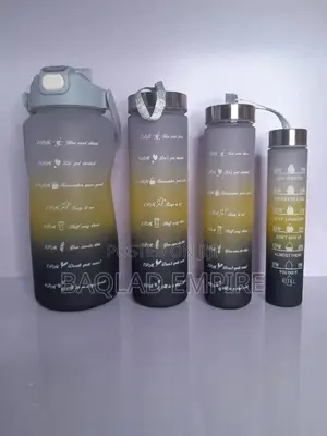 4 in 1 Motivational Water Bottle