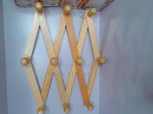Wooden Bag/Wig Rack