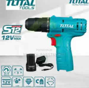 TOTAL Li-ion Cordless Drill + 2 PCS 1.5ah Battery Charger
