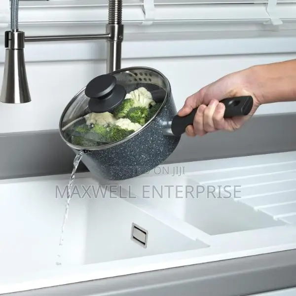 Salter Easy Pour 3 Piece Saucepan