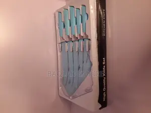 5pcs Corrgated Stainless Steel Kitchen Knife Set