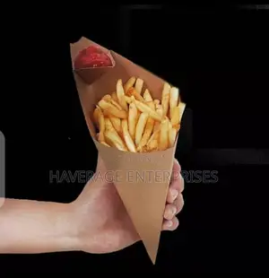 12oz Kraft Paper Fries Scoop Cup 500pcs