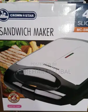Master Chief 4 Slice/Face Sandwich Maker/Toaster