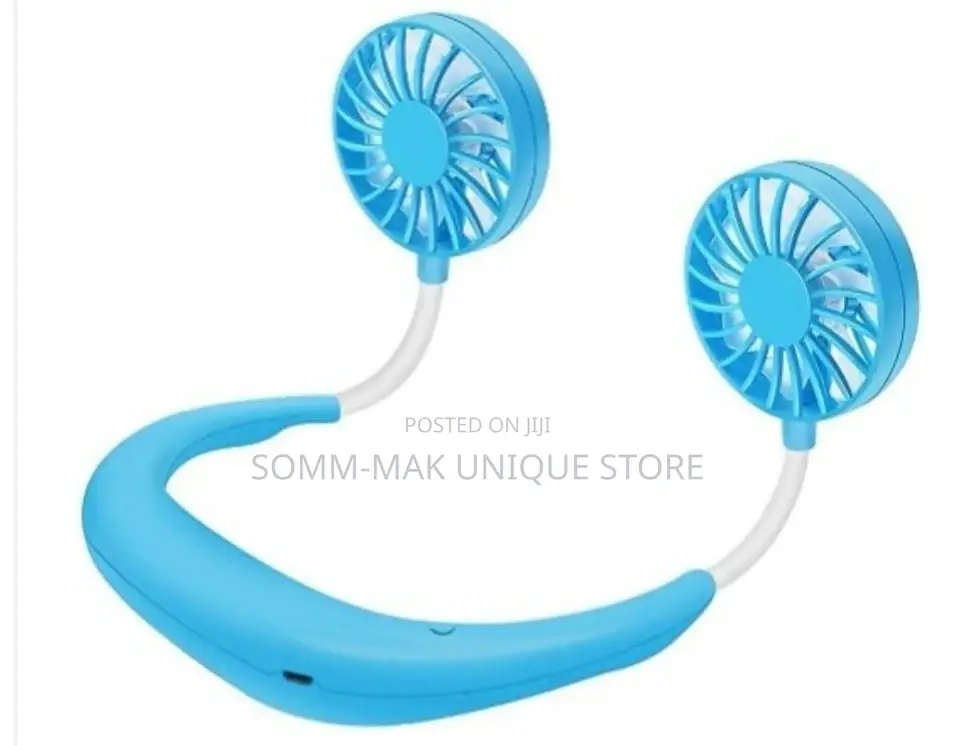 Usb Hands-Free Neck Hanging Rechargeable Fan