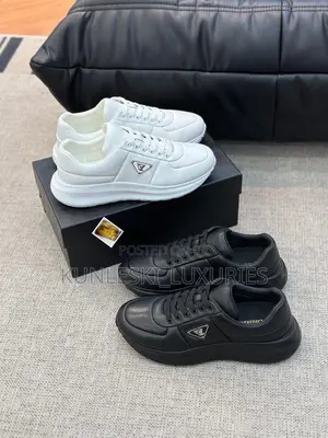 Photo - Original Prada Luxury Leather Sneakers