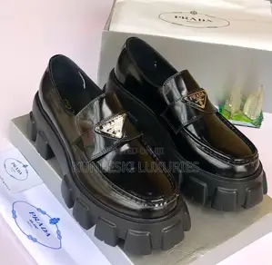 Original Prada Chunky Sole Leather Shoe