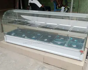 Imported 10plates Curved Glass Food Warmer Machine Available