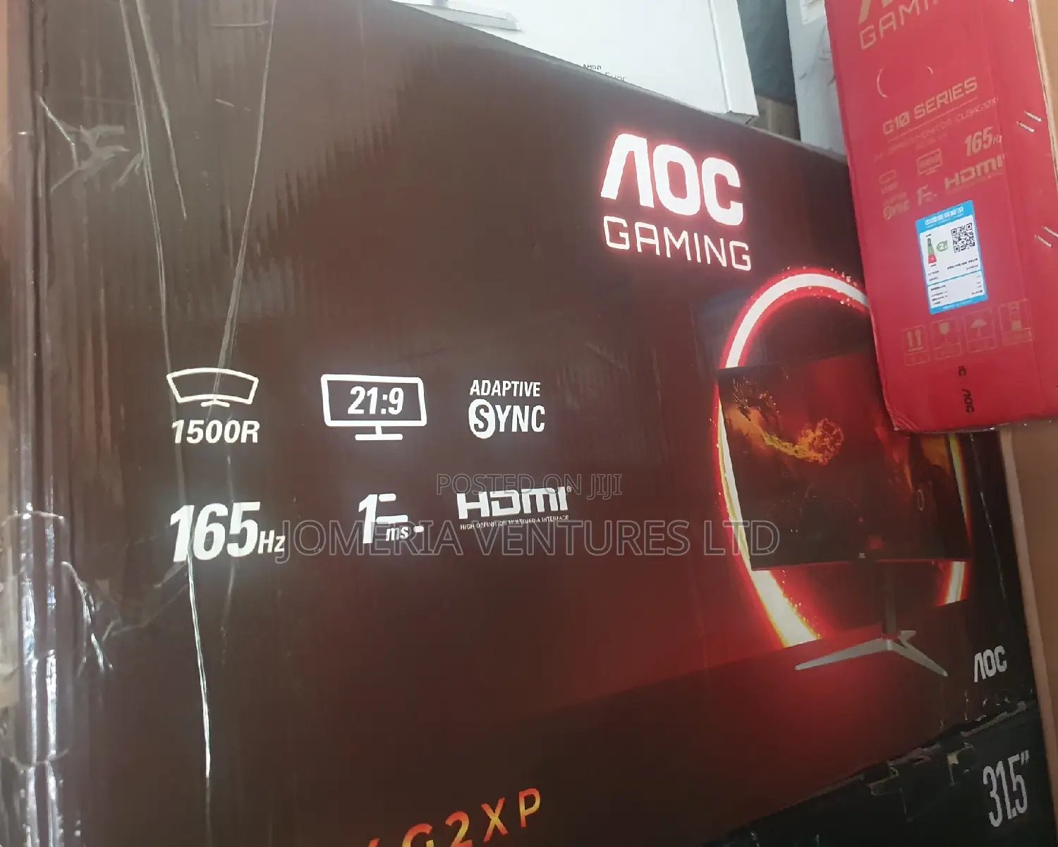 AOC 34" Monitor . Refresh Rate 165hz