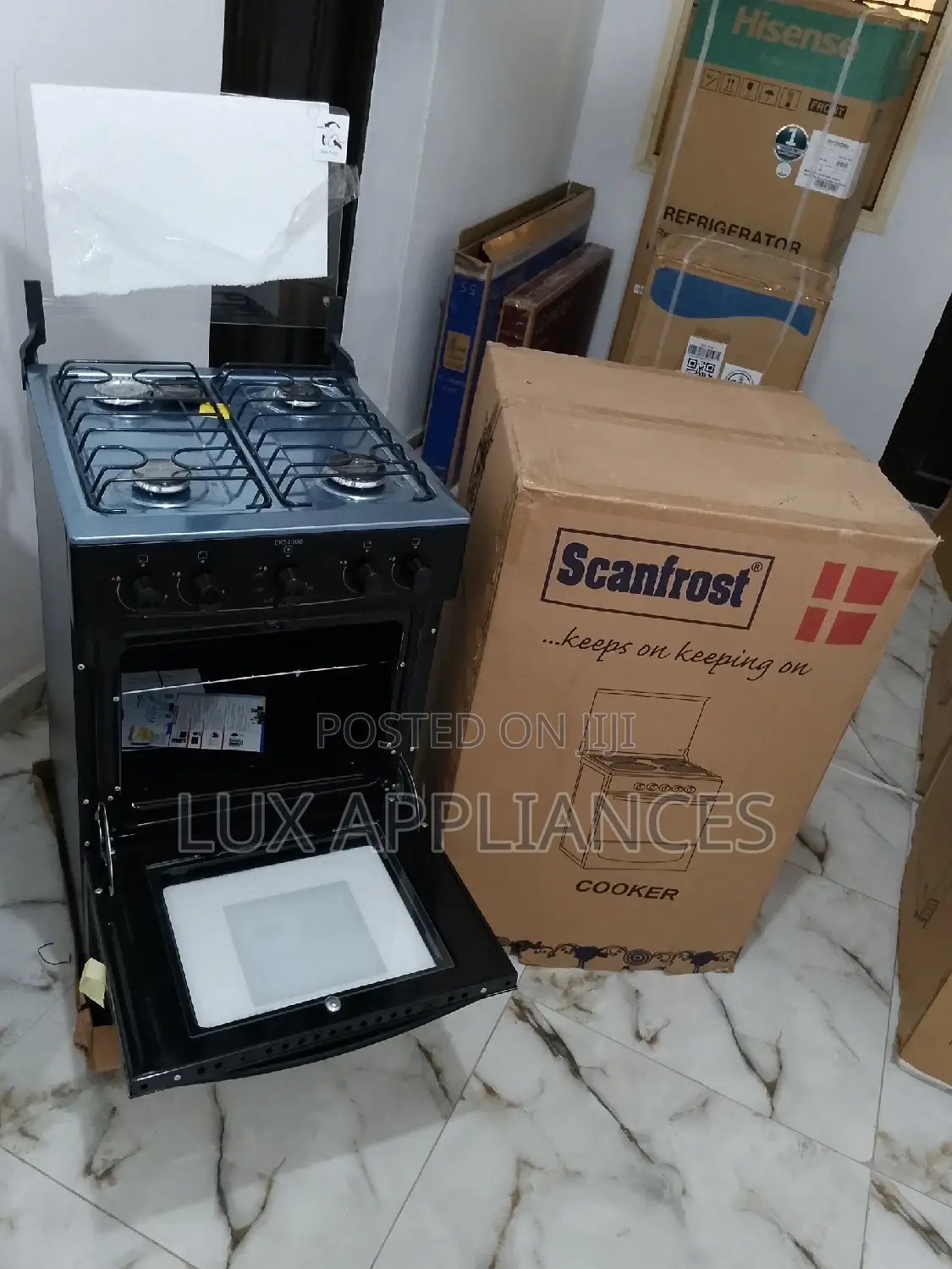 Scanfrost 4 Burner Gas Cooker
