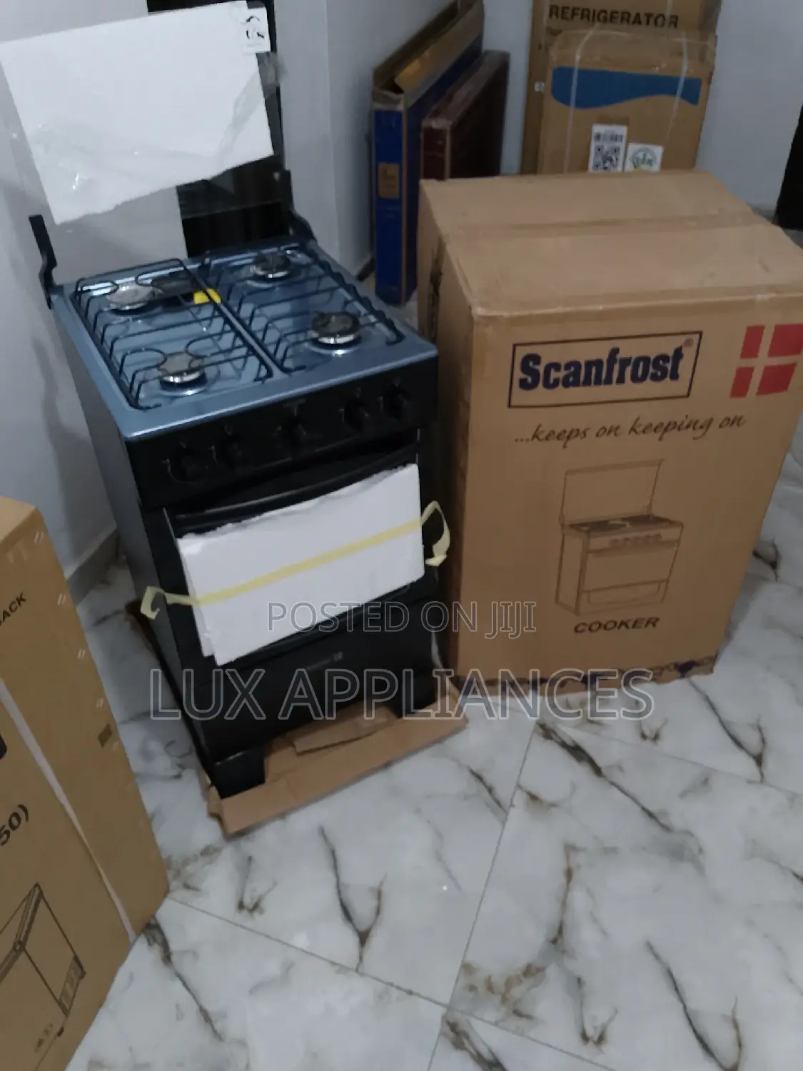 Strong New Scanfrost Gas Cooker With Oven