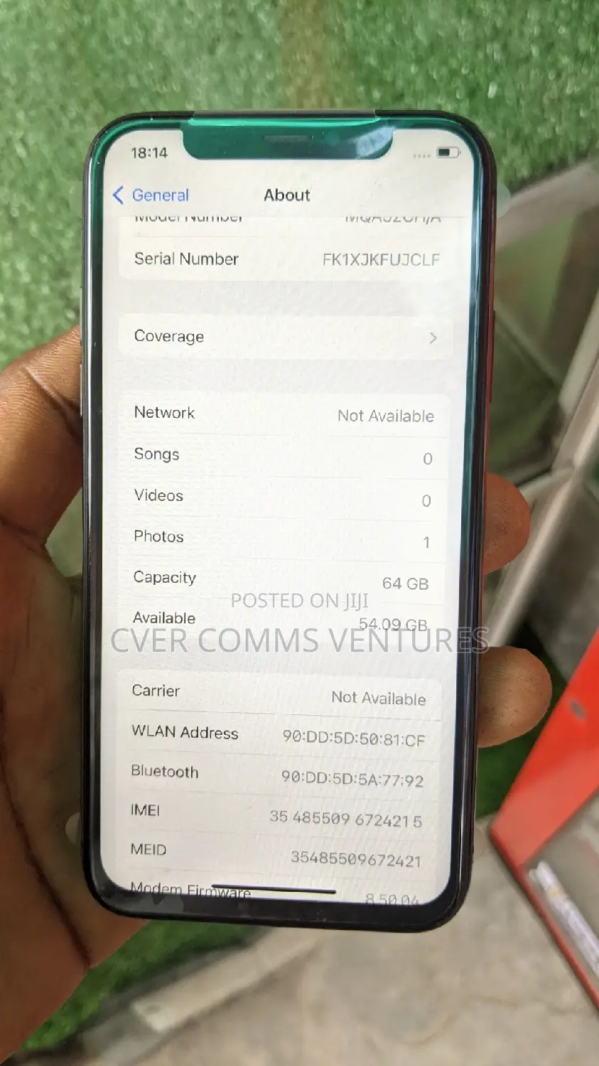 Apple iPhone X 64 GB Black