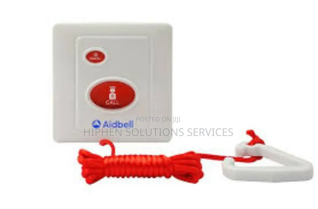 Wireless Alert Call Hospital Pwhite Button