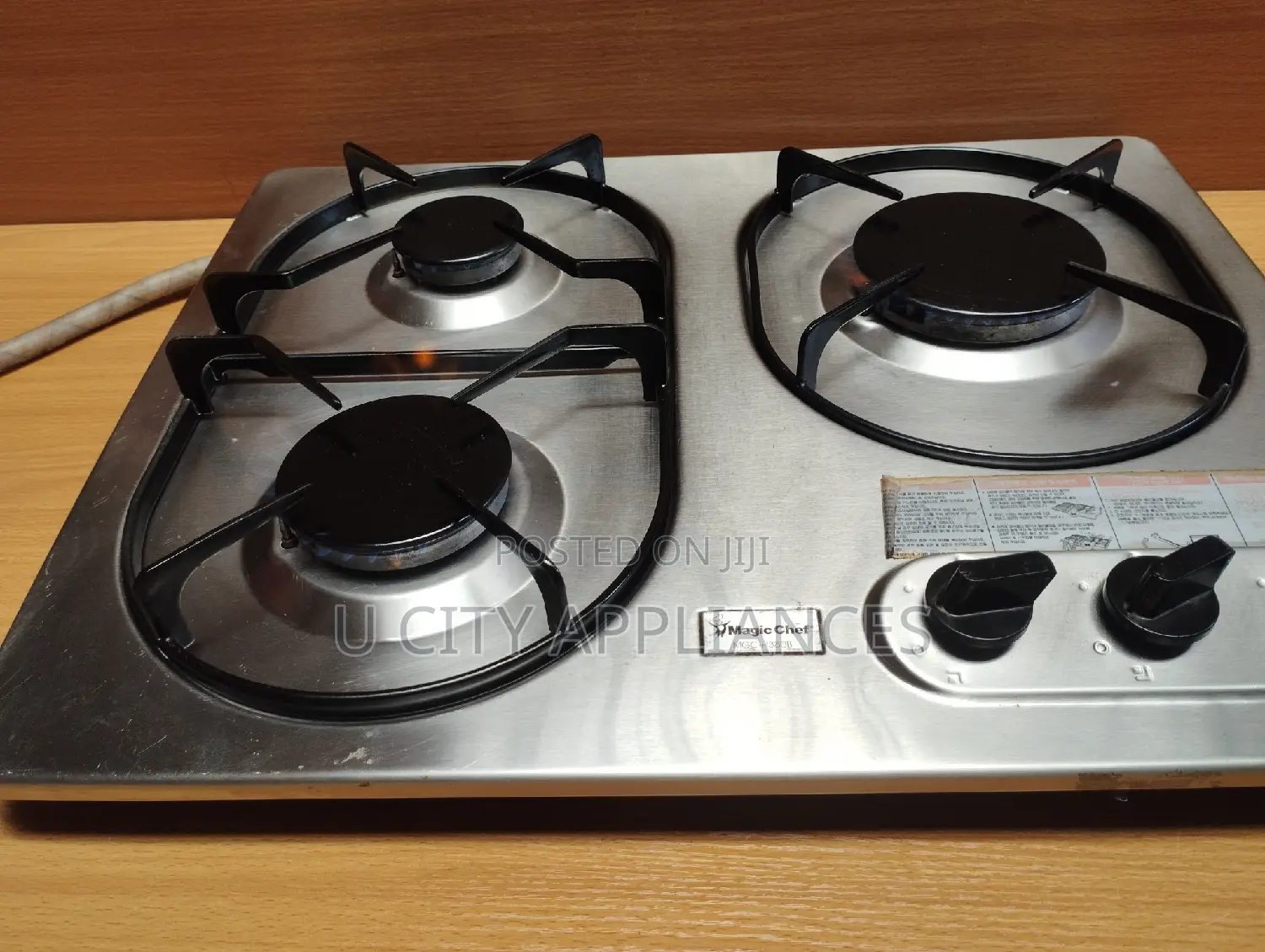 3 Burners Table Top Gas