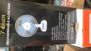 12inches Eimlite Rechargeable AC/DC Fan With Solar Panel