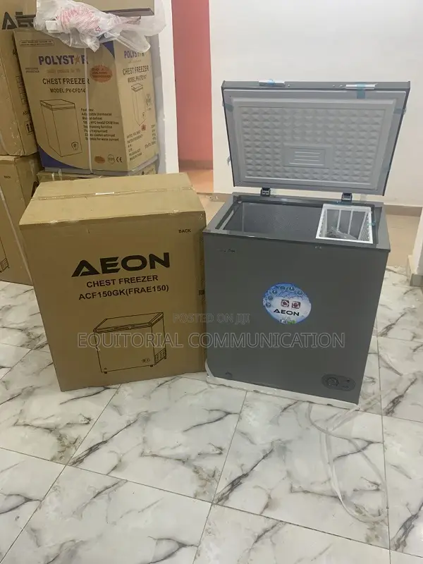 Aeon Fast Freezing Gray Chest Freezer
