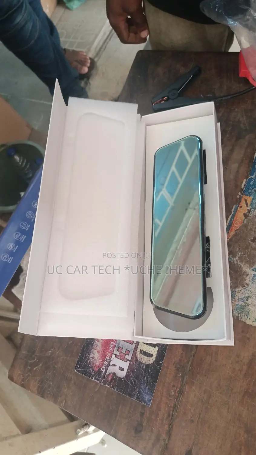 DVR Recording Mirror With Full Screen Front and Back Camera