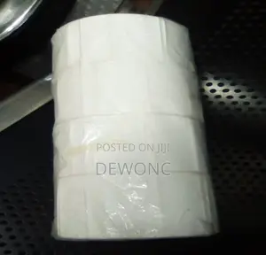 50x25mm Polyester Sticker 1000pcs Per Roll White