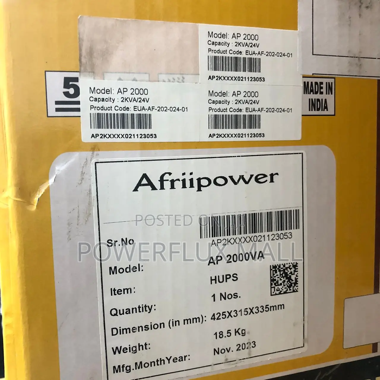 2kva/24v Afripower Inverter