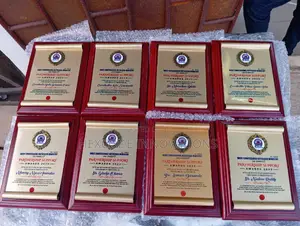 Wooden, Acrylic, Crystal Award Plaque
